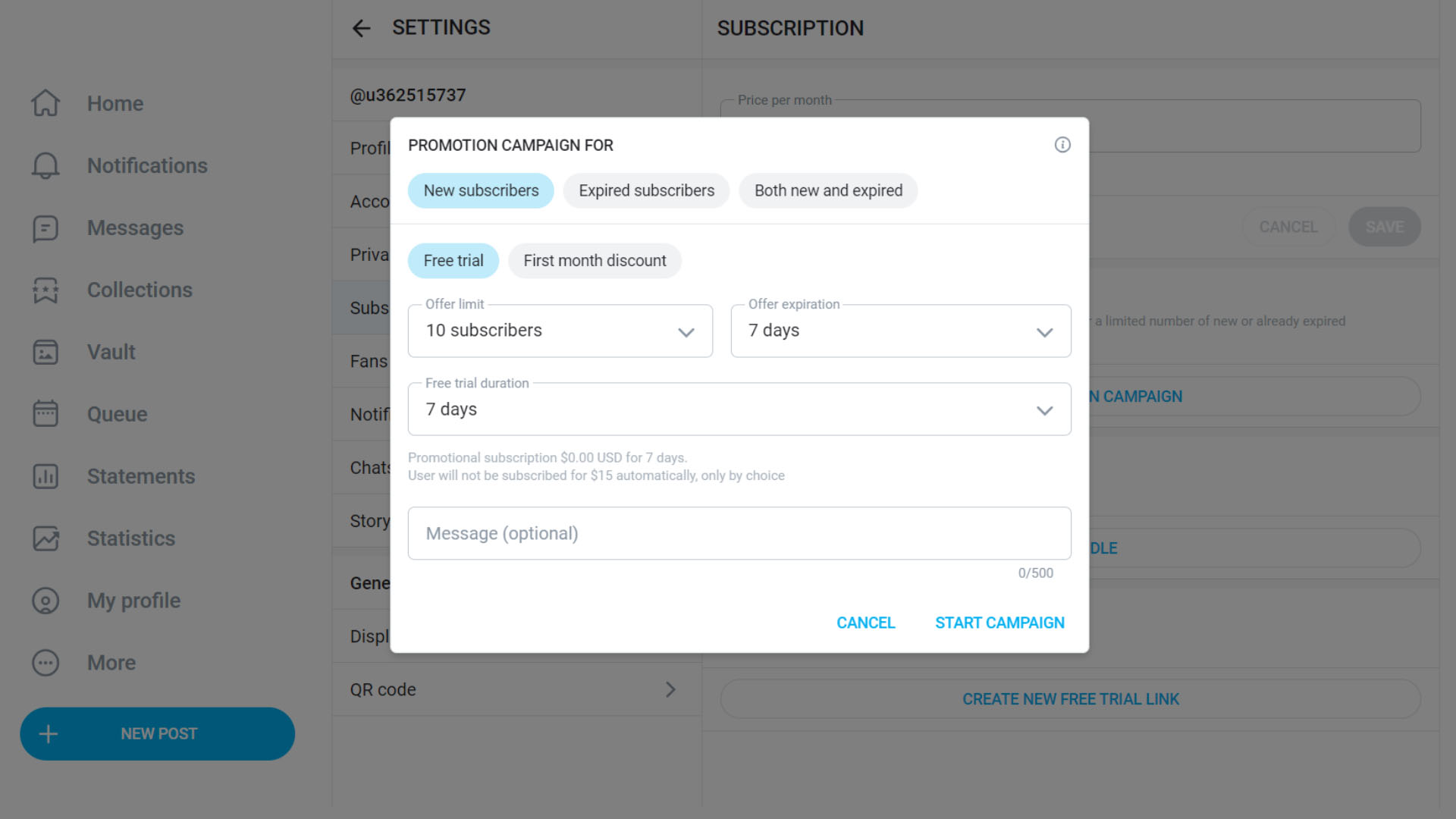 Onlyfans - Promotion campaign for